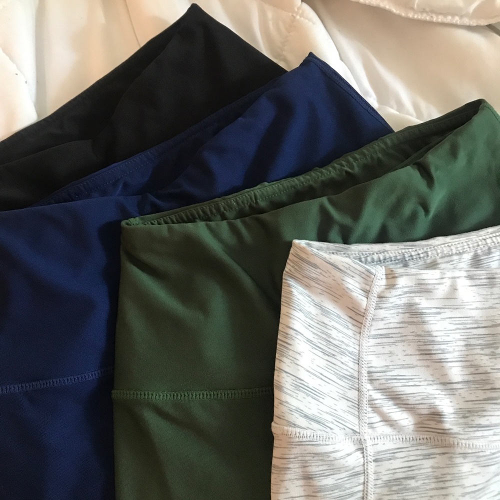 Four Pairs Workout Leggings Size Small